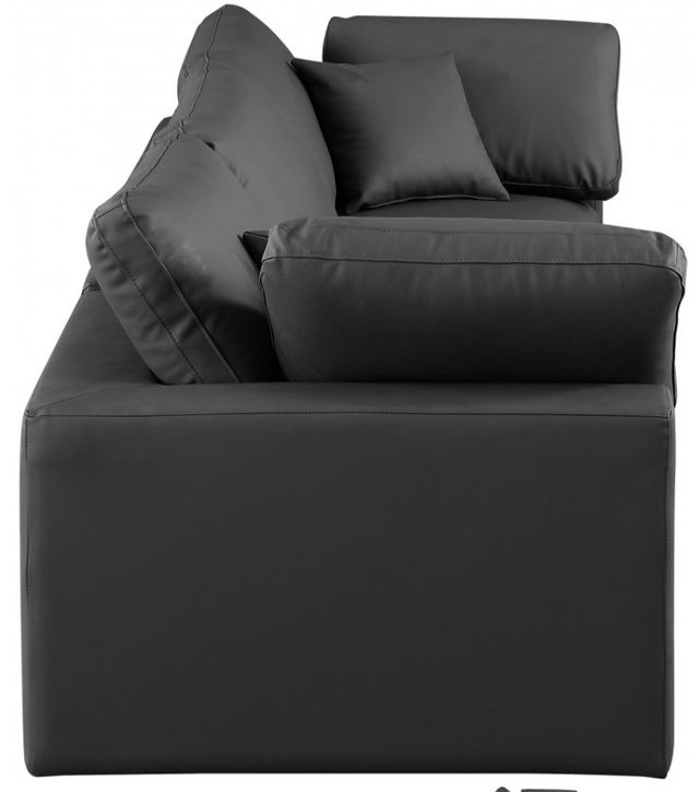 Meridian Furniture Comfy 3-Piece Black Sofa-3