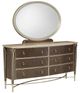 Michael Amini® Villa Cherie Hazelnut Dresser and Mirror-0