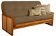 Kodiak Furniture Westport Linen Stone/Honey Full Futon with Mattress-0