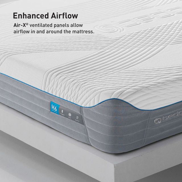 BEDGEAR® H6 Performance® 12" Hybrid Plush Pillow Top Twin XL Mattress-3
