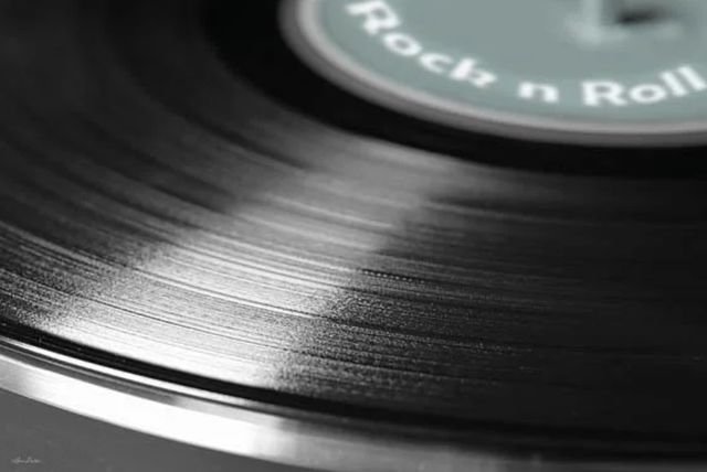 Classy Art Rock n Roll Record by Lori Deiter Wall Art-0