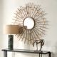 Uttermost® Tangled Antiqued Golden Bronze Round Mirror-2