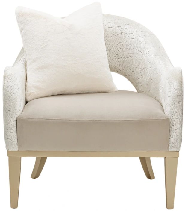 Michael Amini® Yvette Porcini/White Accent Chair -2