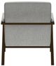American Leather® Customizable Oscar Fabric Accent Chair-3