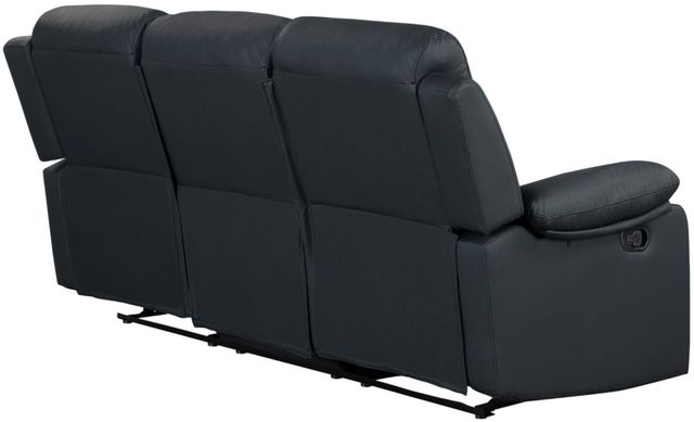 Global Furniture USA U6026 Black Manual Reclining Sofa with LED-3