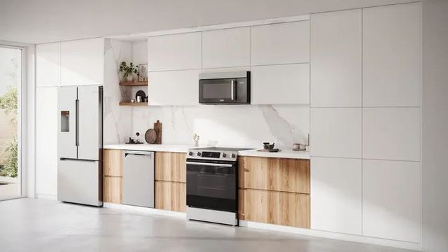Bosch 100 Series 30" Stainless Steel Slide In Electric Range -1