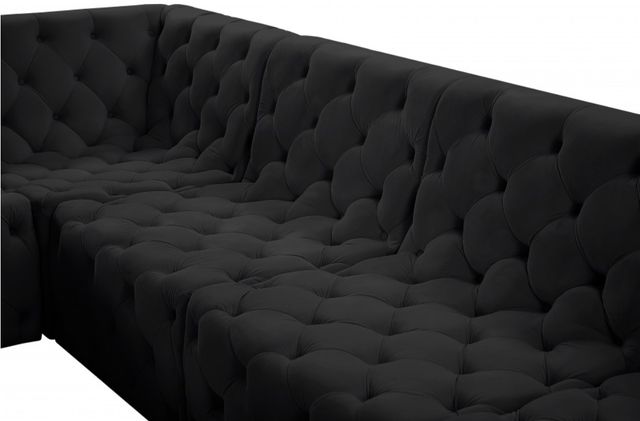 Meridian Furniture Tuft 5-Piece Black Modular Sectional Set-3