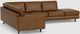 EQ3 Oskar 2-Piece Right Hand Facing Sectional Leather Sofa-3