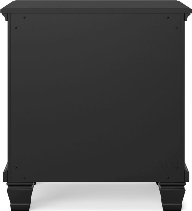 Signature Design by Ashley® Lanolee Black Nightstand-4