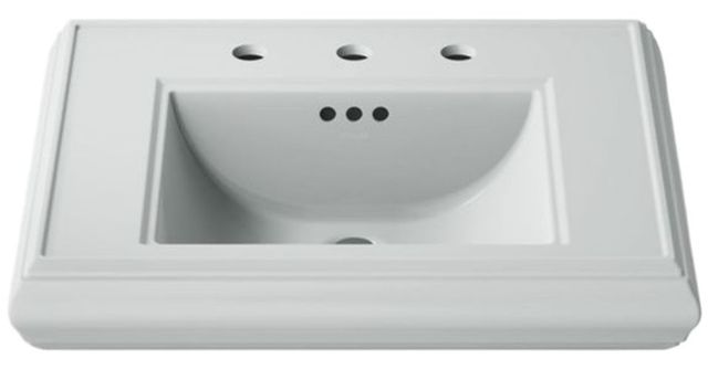 Kohler Memoirs® Ice Grey 8" Pedestal/Console Table Bathroom Sink-4