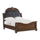 Elements International Cadenza Brown Upholstered Queen Bed-0