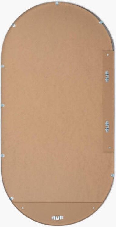 Surya Aranya Brushed Metallic/Silver 16" Accent Mirror-2