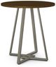 Amisco Customizable Dirk Walnut Veneer Counter Height Table with 36" Tabletop -0