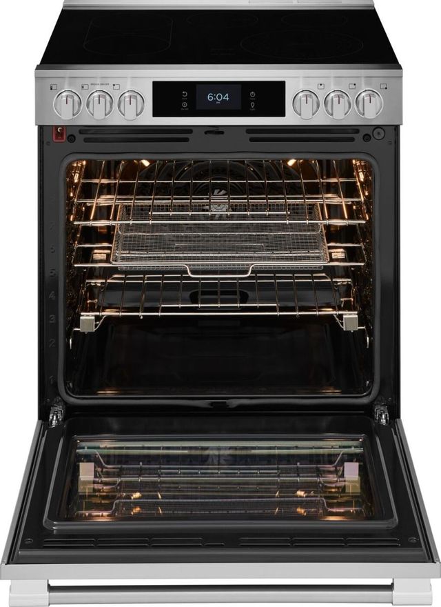 Frigidaire® Professional® 30" Stainless Steel Freestanding Electric Range with Stone-Baked Pizza Mode-1