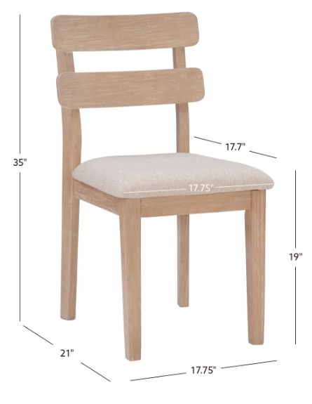 Powell® Daly Natural Side Chair-2