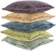 Surya Washed Cotton Velvet Bright Purple 20"x20" Pillow Shell with Down Insert-2