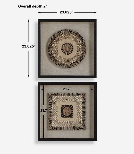 Uttermost® Intertwine 2-Piece Shadow Box Set-2