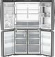 GE Profile™ 36 in. 28.0 Cu. Ft. Fingerprint Resistant Stainless Steel French Door Refrigerator -1