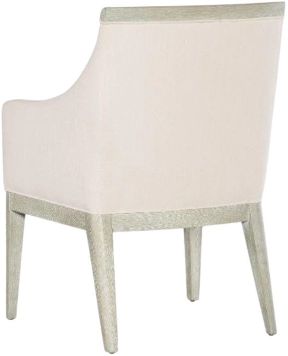 Hooker® Furniture Modern Mood Cottony Cotton/Diamond Upholstered Dining Arm Chair-3