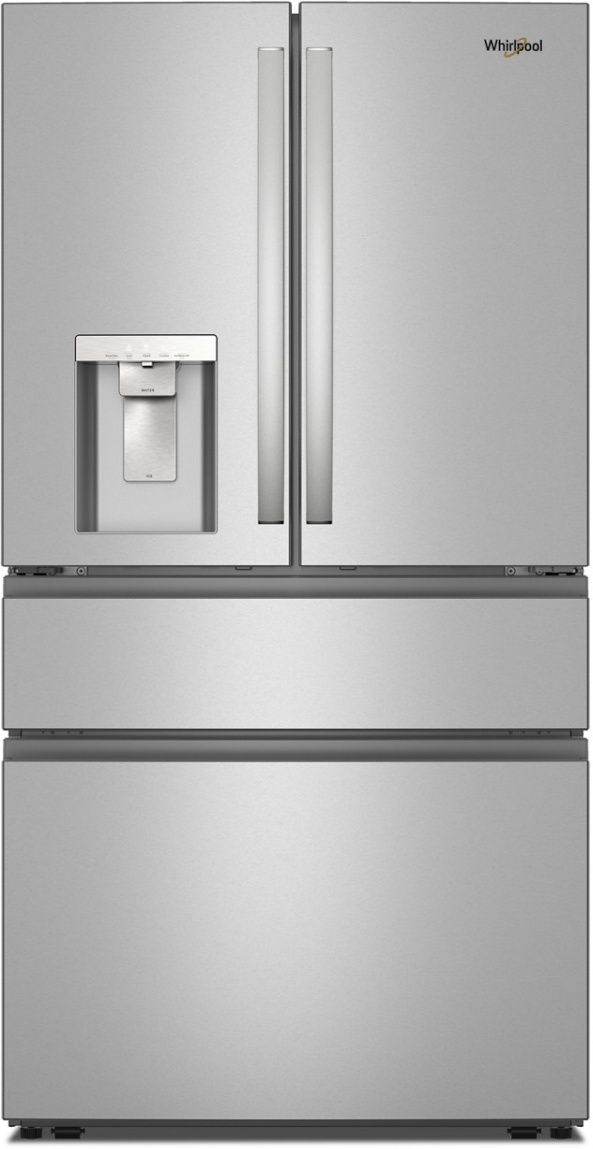 Whirlpool® 36" 28.9 Cu. Ft. Fingerprint Resistant Stainless Finish French Door Refrigerator with Flexible Temperature Drawer-0