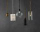 Currey & Company Chase Dark Contemporary Gold Leaf Pendant Lighting-4