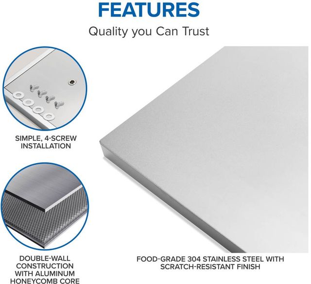 Napoleon OASIS® 48" x 24" Stainless Steel Countertop for 44" Grill Head-4