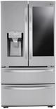 LG 36 in. 27.8 Cu. Ft. Print Proof Stainless Steel French Door Refrigerator-0