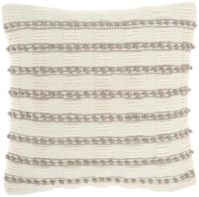 Nourison Home™ Lifestyles Light Gray Throw Pillow-0