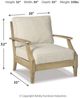 Signature Design by Ashley® Clare View Beige Lounge Chair with Cushion-2