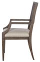 Century® Parker Beige/Dark Brown Dining Arm Chair-3