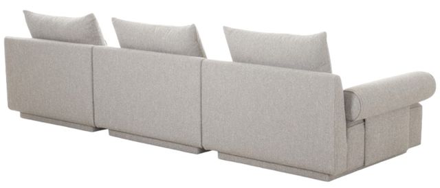 Moe's Home Collection Rosello 3-Piece Light Grey Modular Sectional Sofa-3