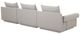 Moe's Home Collection Rosello 3-Piece Light Grey Modular Sectional Sofa-3