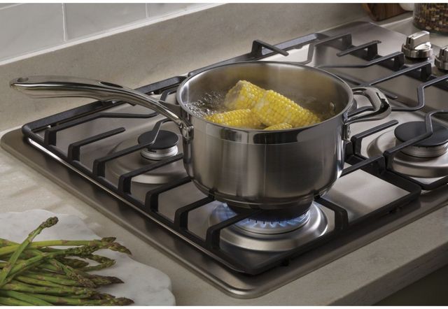 GE® 30" Stainless Steel Built-In Gas Cooktop-3