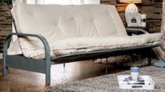 Furniture of America® Plosh White 8" Futon Mattress with Inner Spring