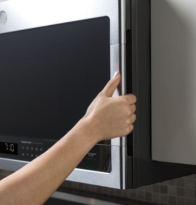 GE Profile™ 2.1 Cu. Ft. Stainless Steel Over The Range Microwave-1