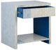 Chelsea House Beige/Blue Bedside Table-1