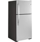 GE® 33" 21.9 Cu. Ft. Fingerprint Resistant Stainless Steel Top Freezer Refrigerator-4