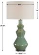 Uttermost® Kitley Sage Green Table Lamp-2