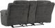 Signature Design by Ashley® Frohn Graphite Reclining Loveseat with Console-3