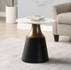 ACME Furniture Jaramillo White End Table with Black Base-1