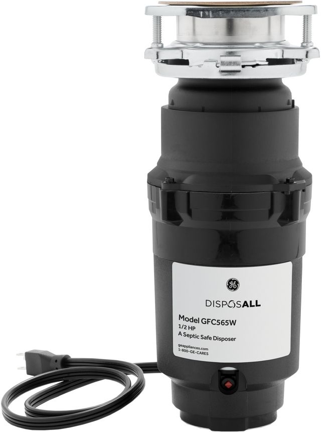 GE 1/2-HP Continuous Feed Garbage Disposal