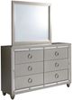 Global Furniture USA Riley 4-Piece Silver Full Panel Bedroom Set-2