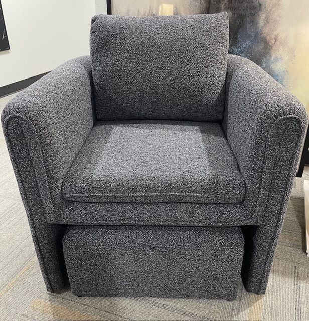 Black/Charcoal Accent Chair - OVERSTOCK-0