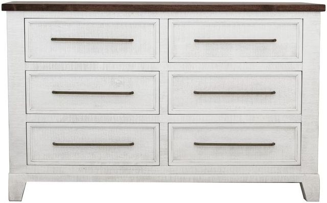 International Furniture Direct Stoa White Dresser-3