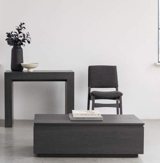 Transformer Table Transformer Dark Gray/Smoked Hickory Lift Top Coffee Table-2