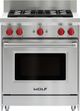 Wolf® 30" Stainless Steel Gas Range Riser-0