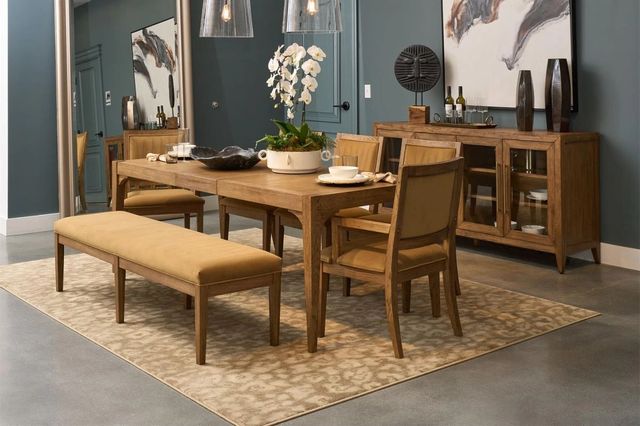 Riverside Furniture Halbrooke 2-Piece Nutmeg Oak Upholstered Back Arm Chair Set-1