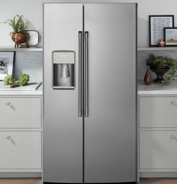 Café 36 in. 21.9 Cu. Ft. Stainless Steel Counter Depth Side by Side Refrigerator