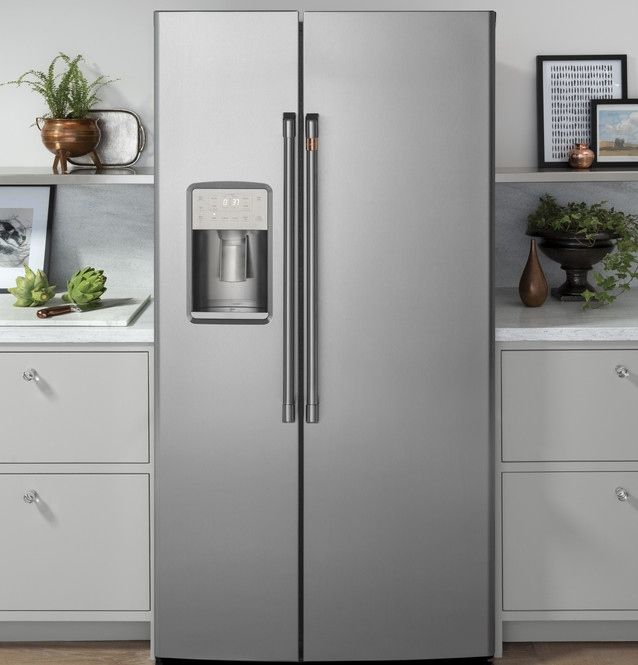 Café™ 36 in.  21.9 Cu. Ft. Stainless Steel Counter Depth Side by Side Refrigerator-8