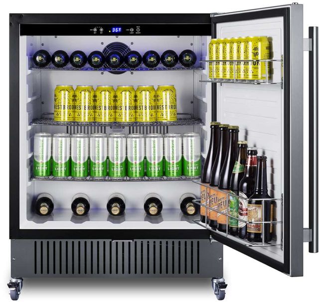 Summit® 27" Stainless Steel Under the Counter Refrigerator-3